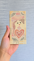 Hand Painted "The Lovers" Ceramic Tile – Dot Art Tarot Inspired Wall Decor